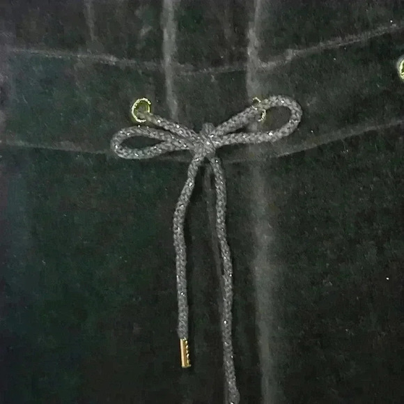 Y2k 90s Vintage Juicy Couture Black Suede Jumpsuit - Picture 4 of 9